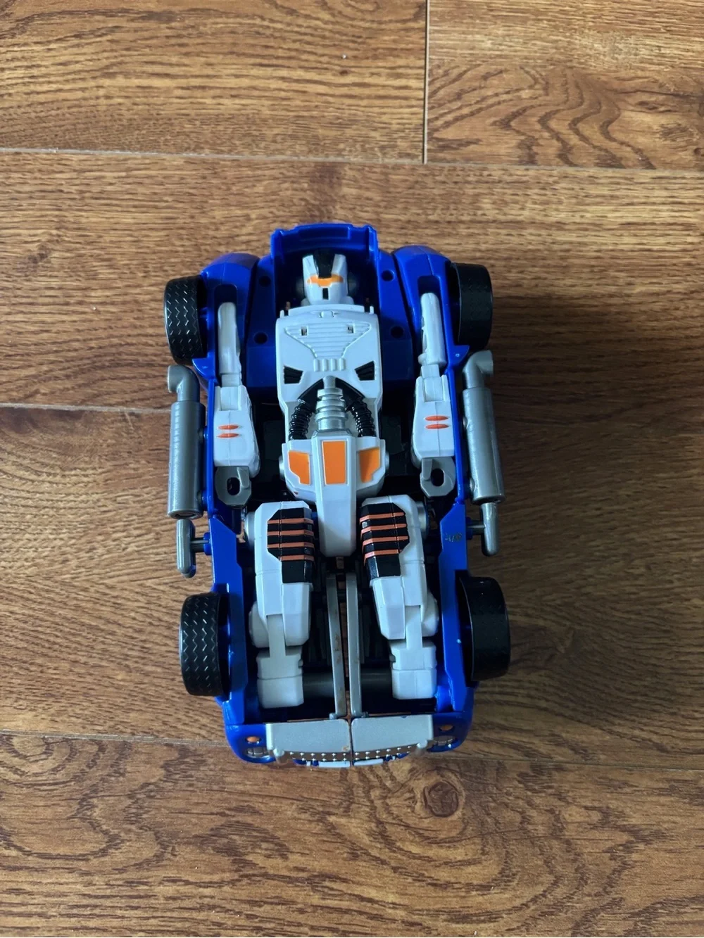 Blue Convertible Toy Car for Kids - transformer